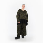 AKH Fashion · Hose · Terella · 2063 · Schwarz/Neongrün/Cognac