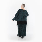 AKH Fashion · Überwurf · Terella · 6048 · Schwarz/Petrol/Grün