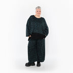AKH Fashion · Überwurf · Terella · 6048 · Schwarz/Petrol/Grün