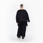 Jeté AKH Fashion 6048, noir-violet-gris
