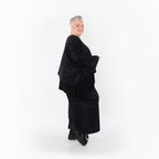Jeté AKH Fashion 6048, noir-violet-gris