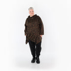 AKH Fashion · Shirt · Terella · 6061 · Schwarz/Cognac/Orange