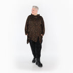 AKH Fashion · Shirt · Terella · 6061 · Schwarz/Cognac/Orange