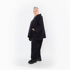 Veste AKH Fashion 7076, noir-violet-gris