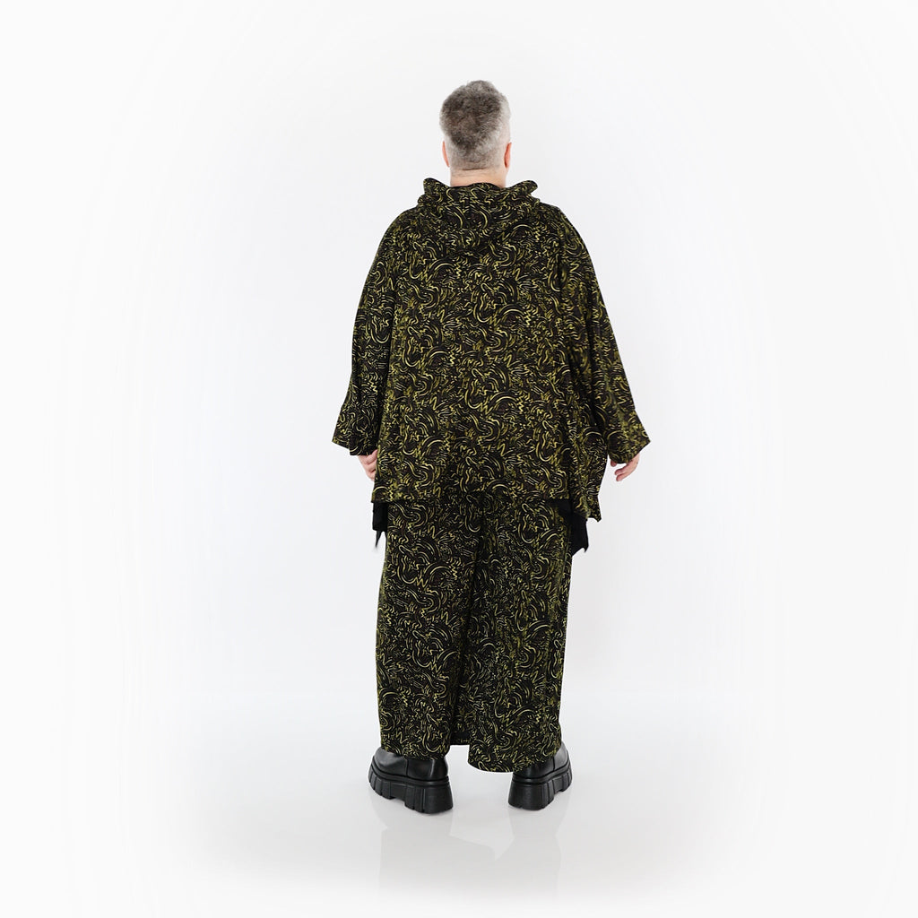AKH Fashion · Hose · Terella · 7083 · Schwarz/Neongrün/Cognac