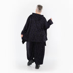 Pantalon AKH Fashion 7083, noir-violet-gris