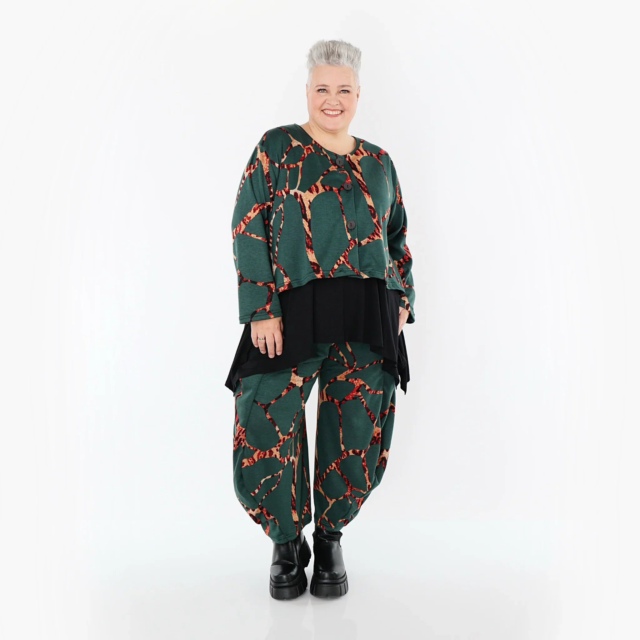 Veste AKH Fashion 130, vert-multicolore