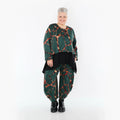 AKH Fashion 8069 Pantalon, Vert-Multi