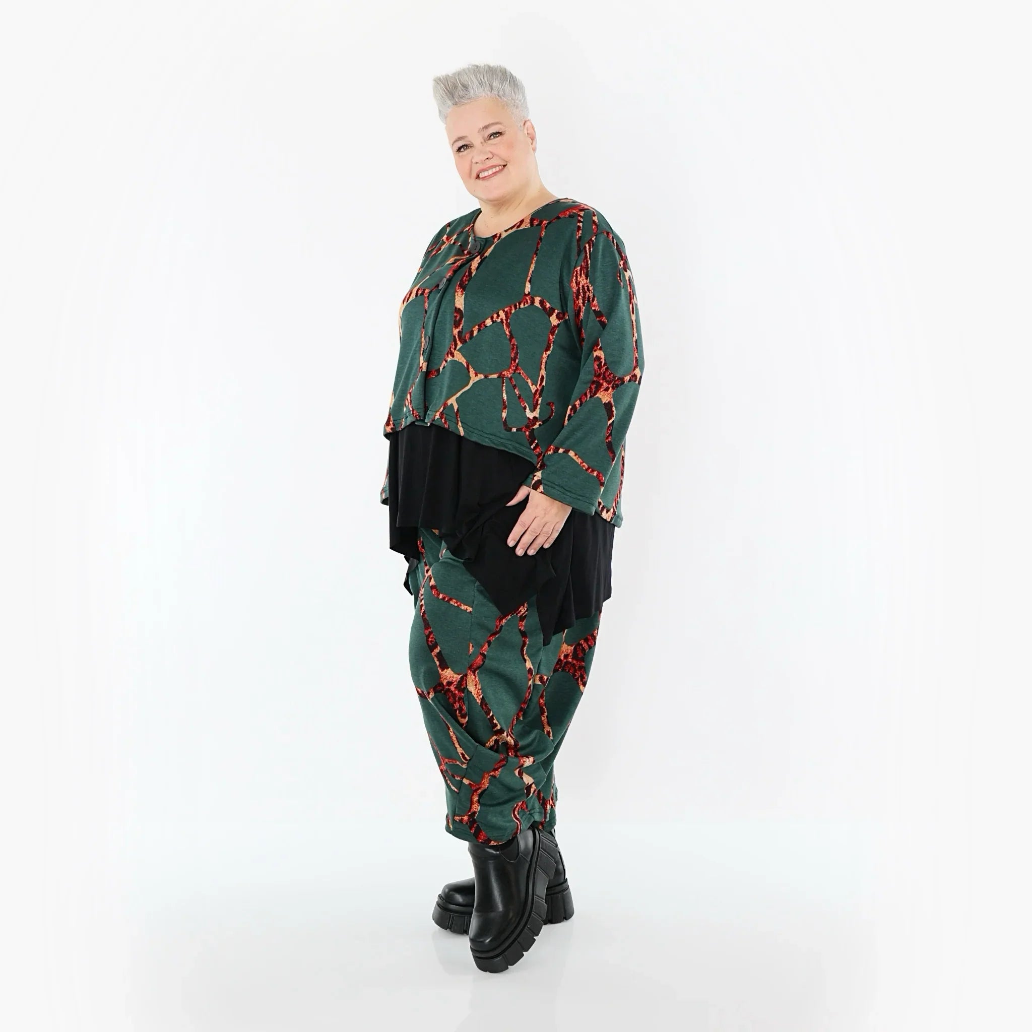 Veste AKH Fashion 130, vert-multicolore