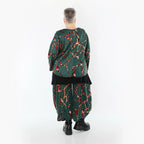 AKH Fashion 8069 Pantalon, Vert-Multi
