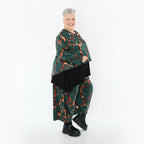 AKH Fashion 8069 Pantalon, Vert-Multi