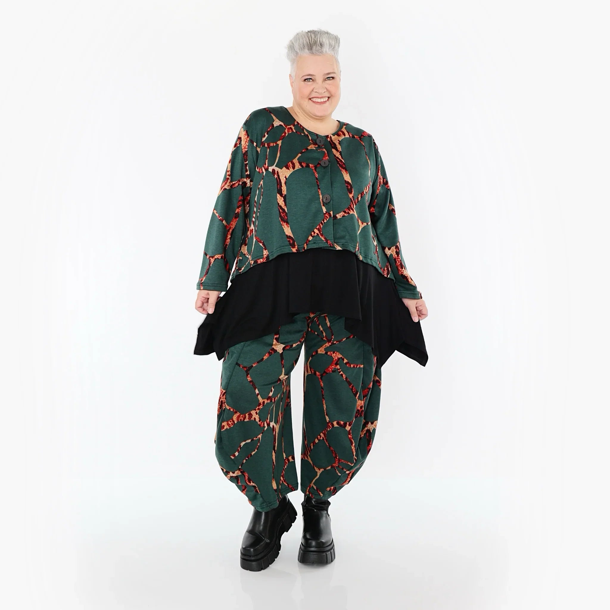 Veste AKH Fashion 130, vert-multicolore