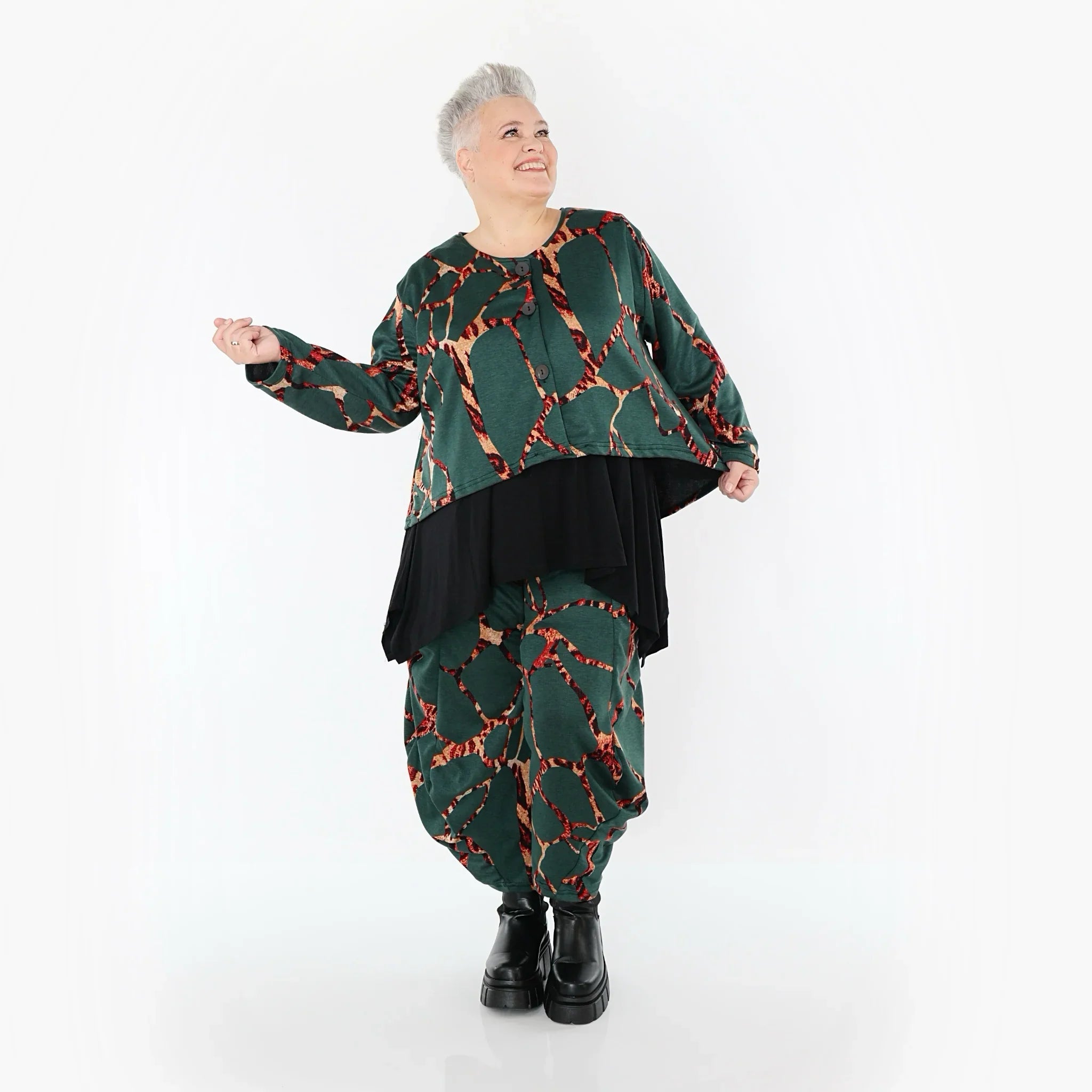Veste AKH Fashion 130, vert-multicolore