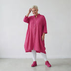 AKH Fashion 7117 Blouse, Fuchsia