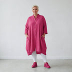AKH Fashion 7117 Blouse, Fuchsia