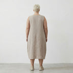 AKH Fashion 7118 Dress, Beige