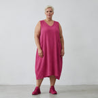 AKH Fashion 7118 Dress, Fuchsia