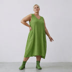 AKH Fashion 7118 Dress, Green