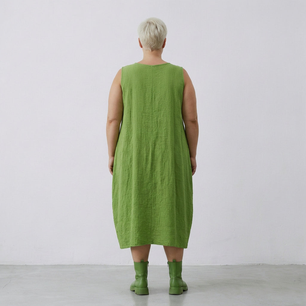 AKH Fashion 7118 Dress, Green