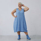 AKH Fashion 7118 Dress, Turquoise