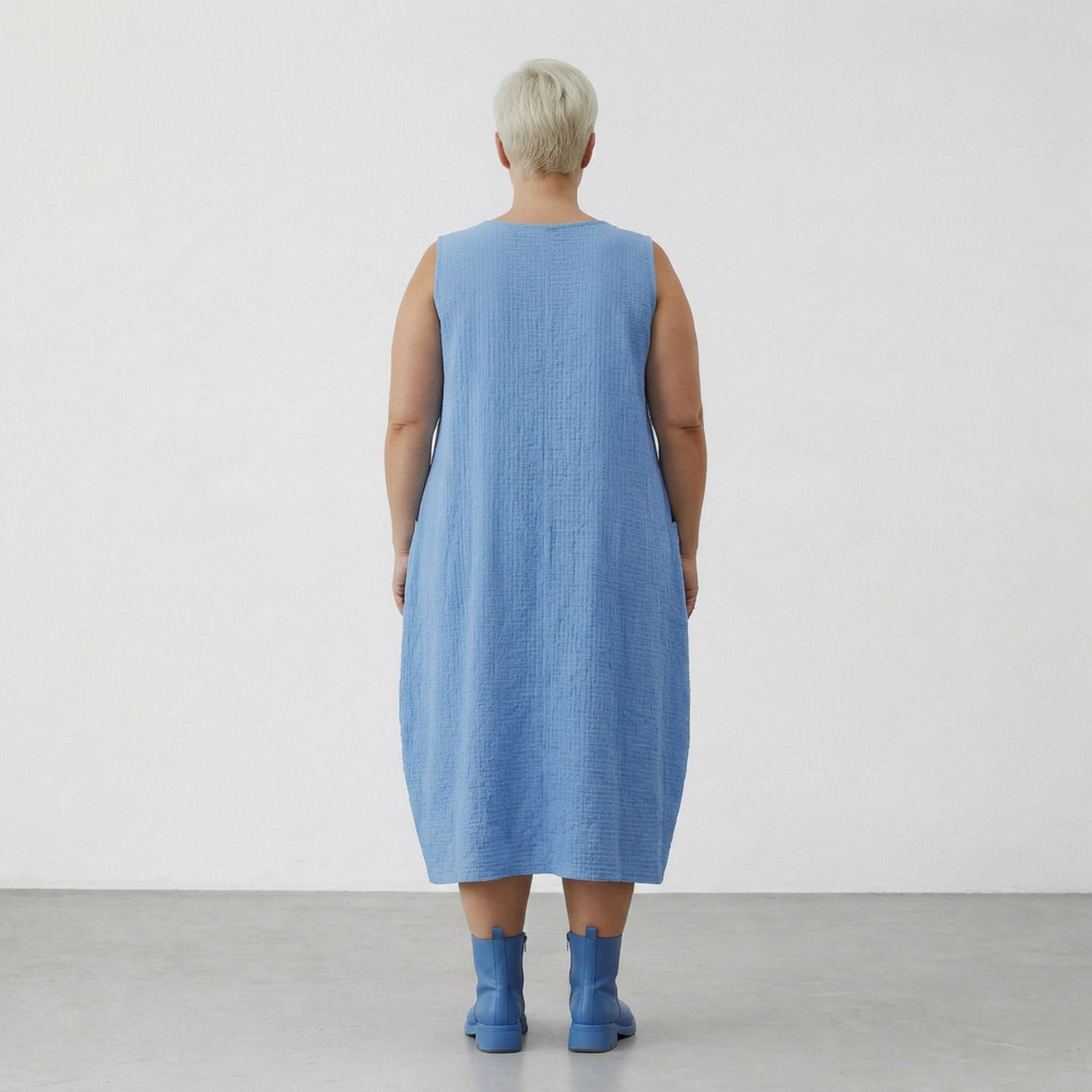 AKH Fashion 7118 Dress, Turquoise