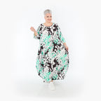 AKH Fashion · Kleid · Isalie · 1926 · Weiß/Schwarz/Grün