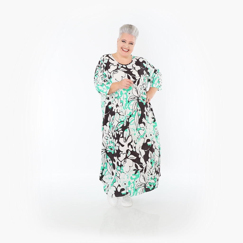 AKH Fashion · Kleid · Isalie · 1926 · Weiß/Schwarz/Grün