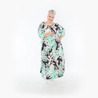 AKH Fashion · Kleid · Isalie · 1926 · Weiß/Schwarz/Grün