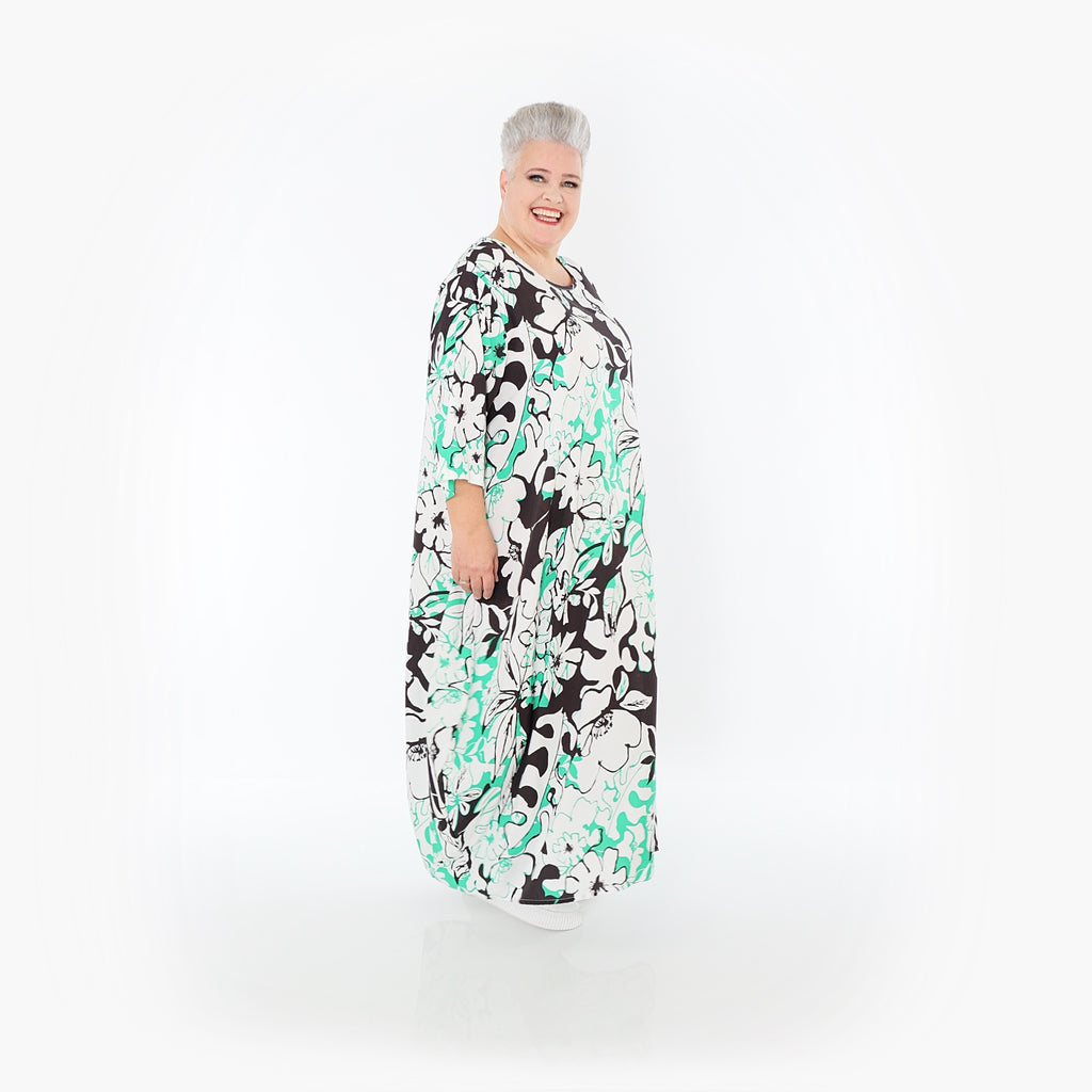 AKH Fashion · Kleid · Isalie · 1926 · Weiß/Schwarz/Grün