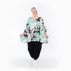 AKH Fashion · Shirt · Isalie · 593 · Weiß/Schwarz/Grün