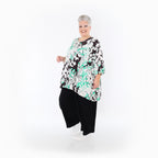 AKH Fashion · Shirt · Isalie · 593 · Weiß/Schwarz/Grün