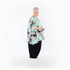 AKH Fashion · Shirt · Isalie · 593 · Weiß/Schwarz/Grün
