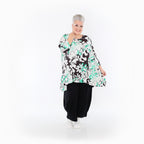 AKH Fashion · Shirt · Isalie · 593 · Weiß/Schwarz/Grün