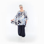 AKH Fashion · Shirt · Isalie · 593 · Weiß/Marine/Blau