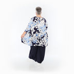 AKH Fashion · Shirt · Isalie · 593 · Weiß/Marine/Blau