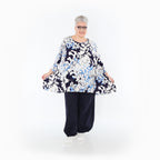 AKH Fashion · Shirt · Isalie · 593 · Weiß/Marine/Blau