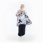 AKH Fashion · Shirt · Isalie · 593 · Weiß/Marine/Blau
