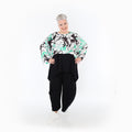 AKH Fashion · Überwurf · Isalie · 7011 · Weiß/Schwarz/Grün