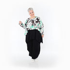 AKH Fashion · Überwurf · Isalie · 7011 · Weiß/Schwarz/Grün