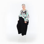 AKH Fashion · Überwurf · Isalie · 7011 · Weiß/Schwarz/Grün