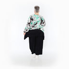 AKH Fashion · Überwurf · Isalie · 7011 · Weiß/Schwarz/Grün