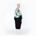 AKH Fashion · Überwurf · Isalie · 7011 · Weiß/Schwarz/Grün