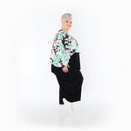 AKH Fashion · Überwurf · Isalie · 7011 · Weiß/Schwarz/Grün