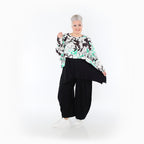 AKH Fashion · Überwurf · Isalie · 7011 · Weiß/Schwarz/Grün