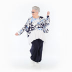AKH Fashion · Überwurf · Isalie · 7011 · Weiß/Marine/Blau