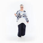 AKH Fashion · Überwurf · Isalie · 7011 · Weiß/Marine/Blau