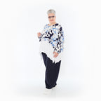 AKH Fashion · Überwurf · Isalie · 7011 · Weiß/Marine/Blau