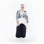 AKH Fashion · Überwurf · Isalie · 7011 · Weiß/Marine/Blau