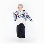 AKH Fashion · Überwurf · Isalie · 7011 · Weiß/Marine/Blau