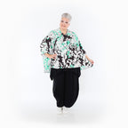 AKH Fashion · Jacke · Isalie · 7092 · Weiß/Schwarz/Grün